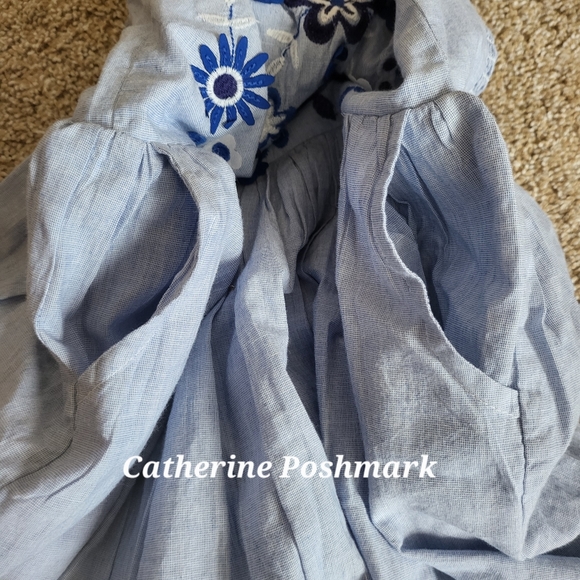 ♥️NWT♥️ BODEN GIRLS CHAMBRAY DRESS - Picture 11 of 15